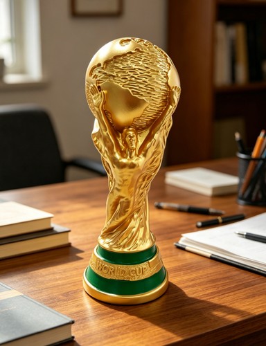 Gold 2026 world cup trophy - gold,