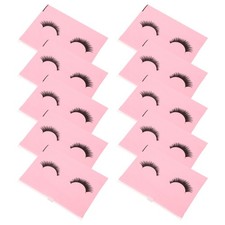 50Pcs Travel Eyelash Pattern Organizer Makeup Bag Zipper Cosmetic Pouch