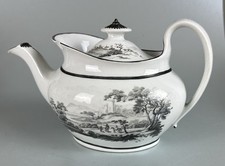 New Hall c1810 Teapot Pattern 709 Antique English Porcelain