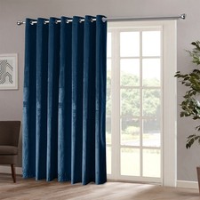 Extra Wide Velvet Curtain