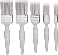 Harris Essentials Walls & Ceilings Paint Brush Set, Pack of 5-0.5", 1", 1.5", 2"