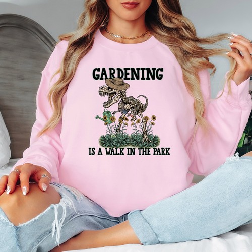 Gardening walk in the - a,