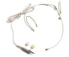 Beige headset mic - headset, for