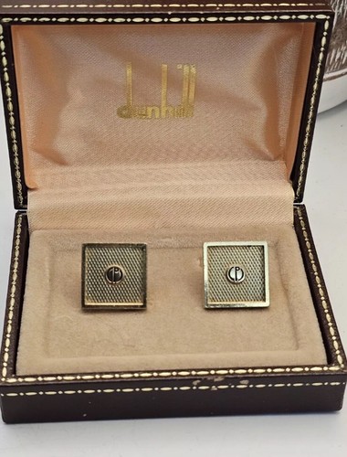 Alfred dunhill cufflinks - alfred, gold
