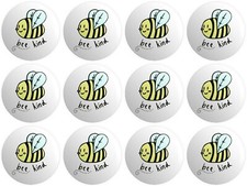 12 x Bee Kind BUTTON PIN