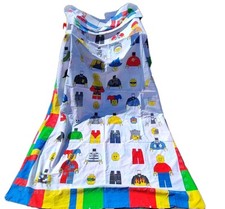 LEGO Minifigure Single Duvet Cover and Pillow Case Reversible 100% Cotton