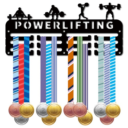 Powerlifting medal holder - powerlifting,