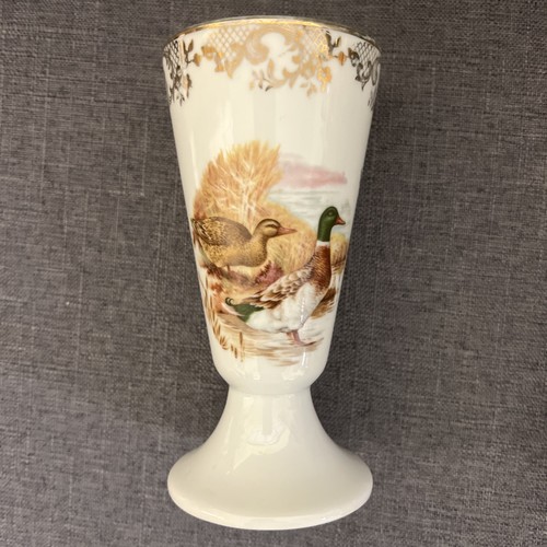 French limoges small vase duck - limoges,