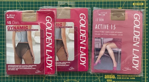 Golden lady den tights - 3x,