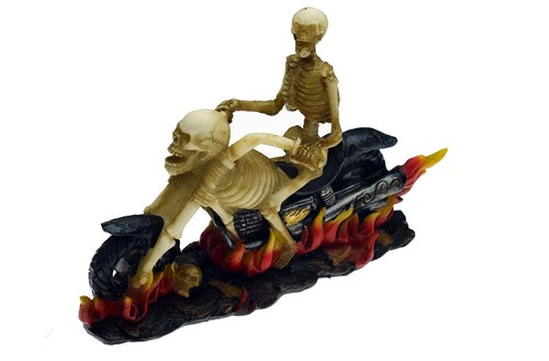 Skull motorbike - skull,