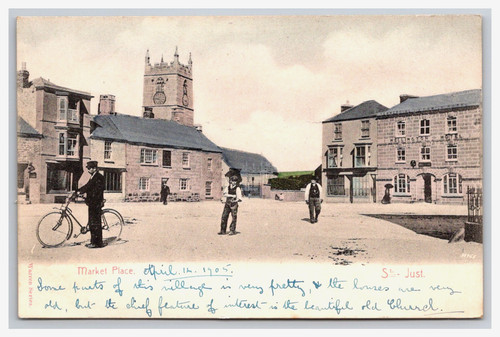 Postcard just market place - postcard, st
