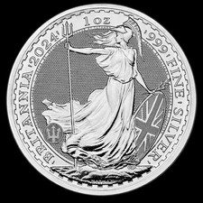 2024 1oz Silver Britannia £2