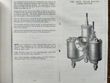 JAP AMAL MOTOR KTOR SPEEDWAY MANUAL MORGAN Racing HRD PARTS FRAME Brooklands