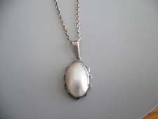 VINTAGE SILVER MABE PEARL