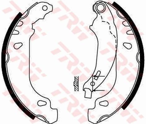 Brake shoe set - brake,