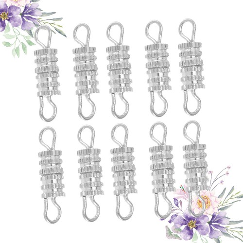Silver copper screw - copper, clasps