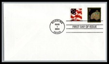 US FDC # 3758 1c Tiffany Lamp