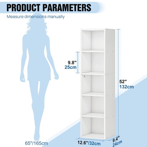 Tier wooden bookcase - 4,