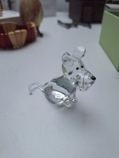 Small Dog Crystal Clear Figure