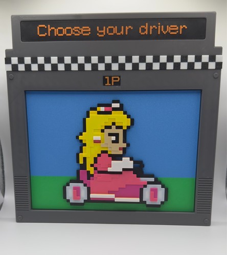 Retro mario kart display - display, frame