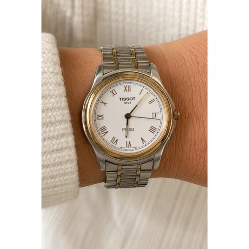 Vintage tissot two tone - vintage, pr