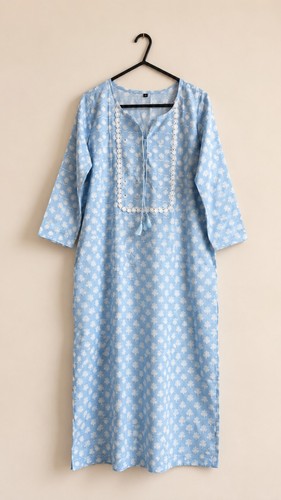 Blue ladies kurta dress - , indian