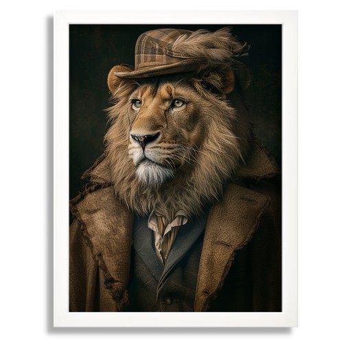 Lion suit print animal - lion,