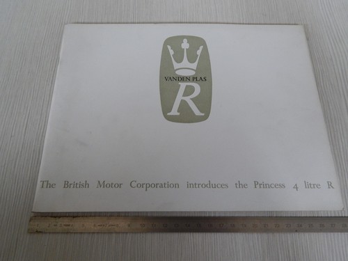 Original vanden plas brochure - vanden,