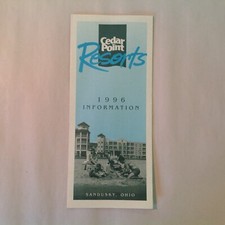 Vtg Cedar Point Resorts 1996 Information Sandusky OH Sandcastle Camper Village