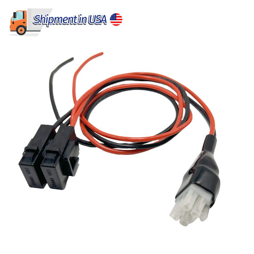 Pin power supply cable - 6-pin, dc