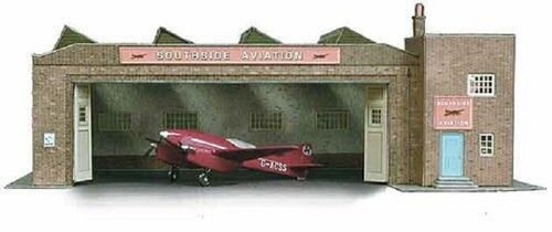 Bus depot plane hanger - plane, steam