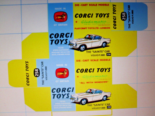 Repro replica box for corgi - replica,