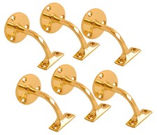 Pack of 6 Polished Brass