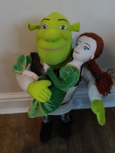 Shrek carrying fiona plush - shrek,