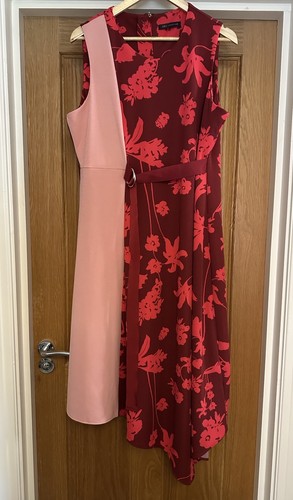 Pink burgundy floral - m&s,