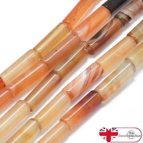 Carnelian beads column tube - 20,