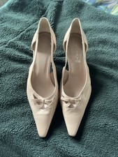 Next Peachy/beige  Kitten Heel