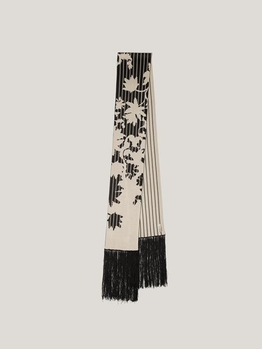 Jigsaw floral pinstripe - floral,