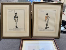 Thomas Rowlandson's "Loyal Volunteers" Prints In Frame