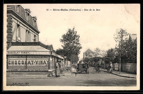 Old postcard riva bella - old, /