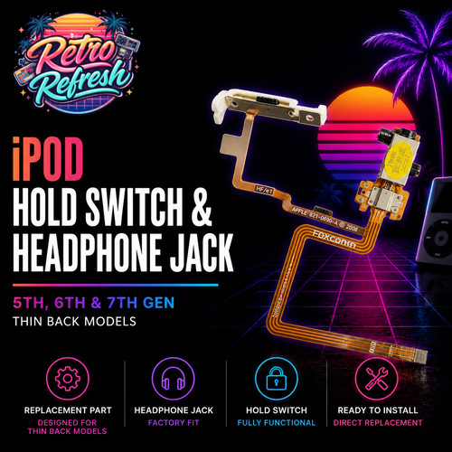 Black hold switch headphone - black,