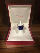 BACCARAT Ring Square Blue