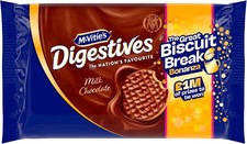McVitie's Milk Chocolate Digestives Biscuits Twin Pack 2 x 316g, 636g