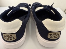 Hey Dude Hudson Canvas Mens Sports Size 11 Sneakers Comfortable HEYDUDE