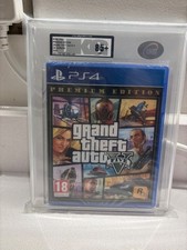 GTA 5 PS4 Grand Theft Auto V PlayStation 4 Premuim Edition Graded 85+ VGA/WATA