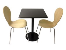 Granite marble pedestal dining