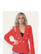 Women Collared Blazer Jacket