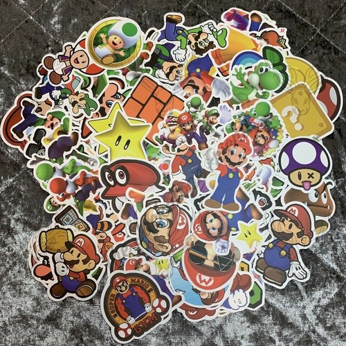 Super mario bros stickers - super,