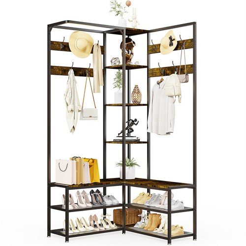 179cm corner hall tree - 179cm, xl