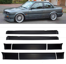 BMW E30 COUPE 2DR MTECH 2 M TECH 2 SIDE SKIRTS & DOOR WING SIDE MOULDINGS 8 PC